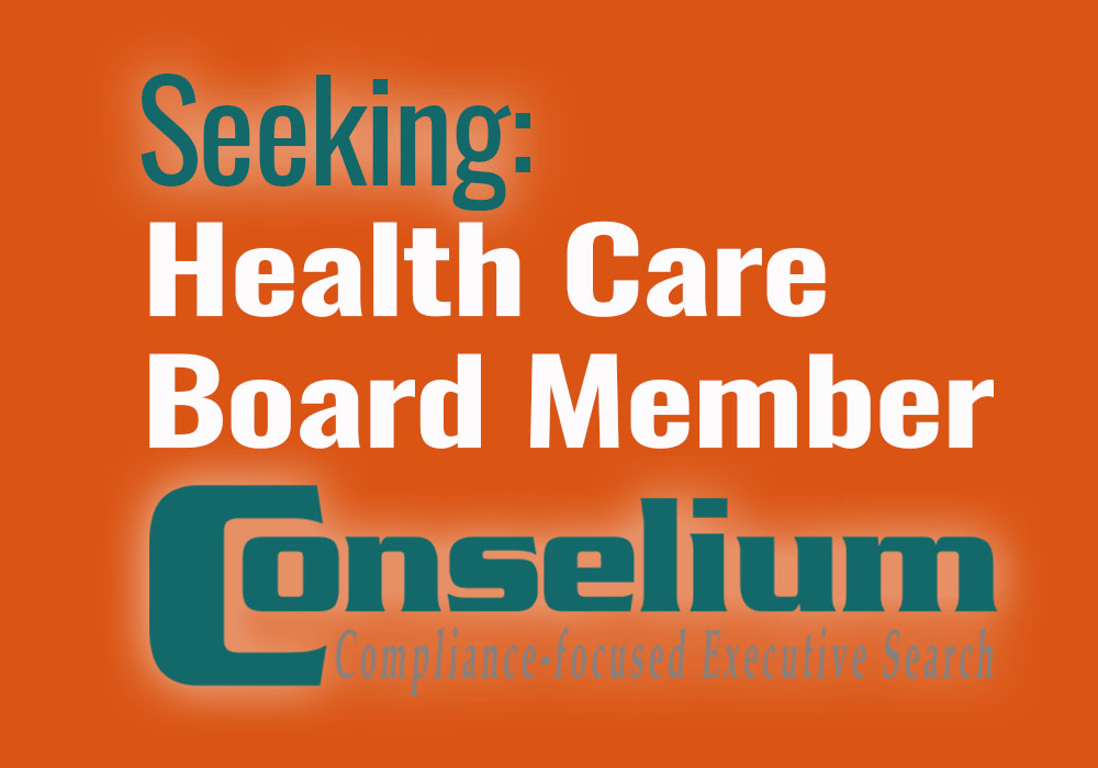 Seeking: Board Member for Health Care Company