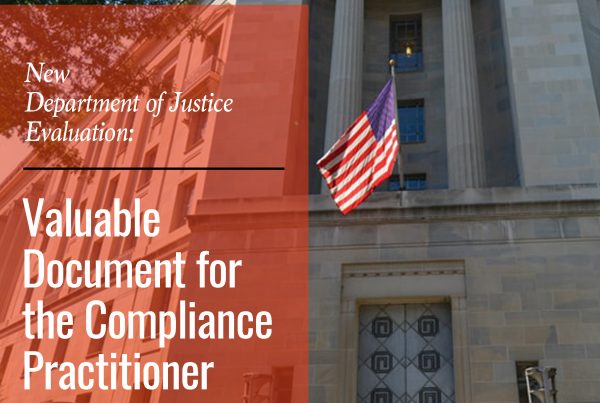 New DOJ Guidelines for compliance officers