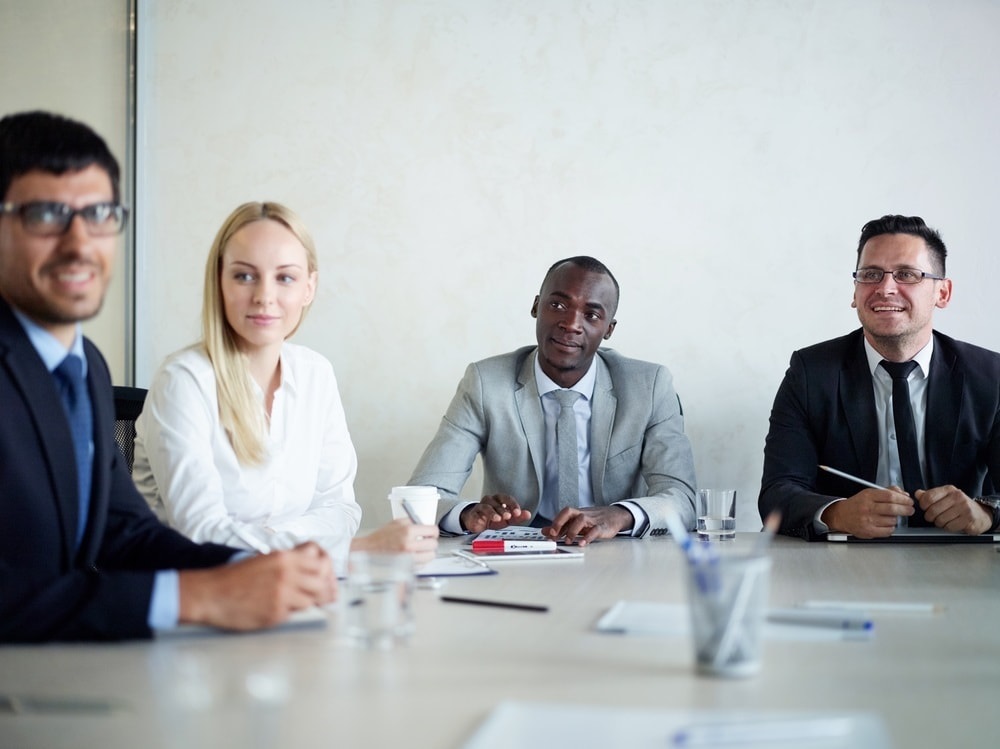 diverse group of professionals