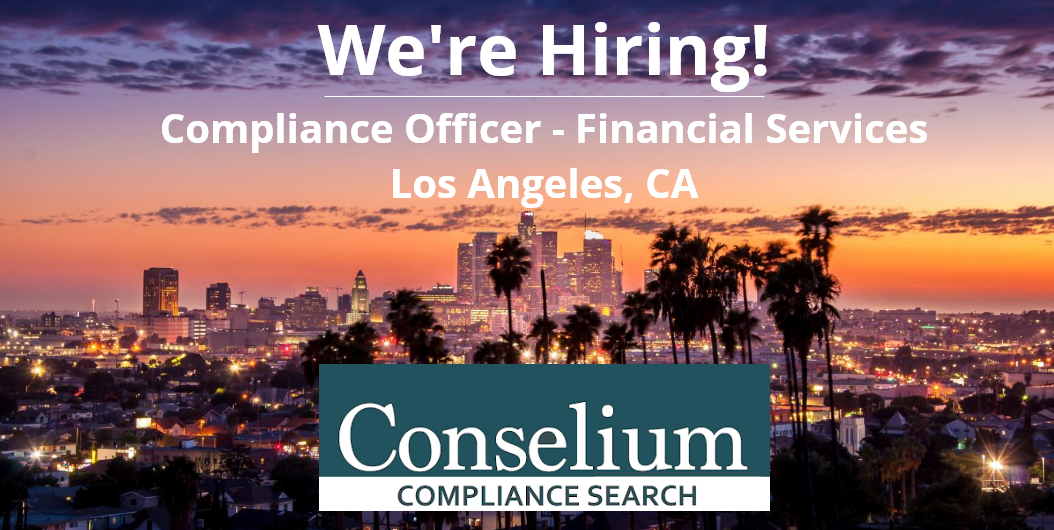 SVP Compliance Officer – Financial Services, Los Angeles, California
