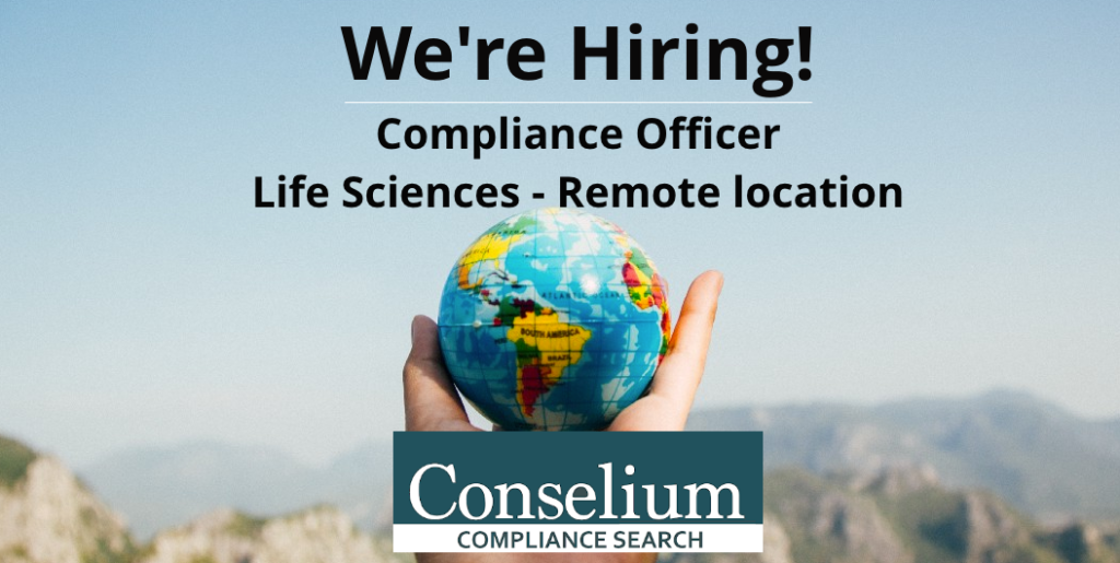 Seniorlevel Life Sciences Regulatory Compliance Officer,Consulting