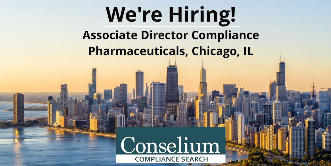 Associate Director Compliance, Pharmaceuticals, Chicago, IL