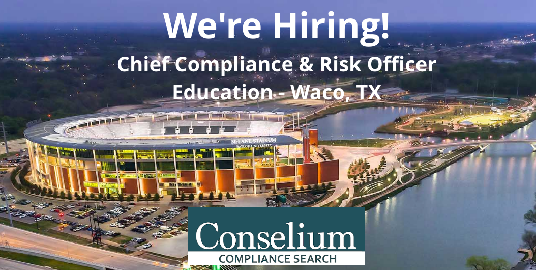 Chief Compliance & Risk Officer – Major University – Waco, TX
