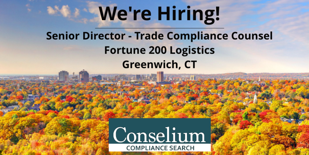 Job Posting Greenwich, CT (1) Conselium Compliance Search