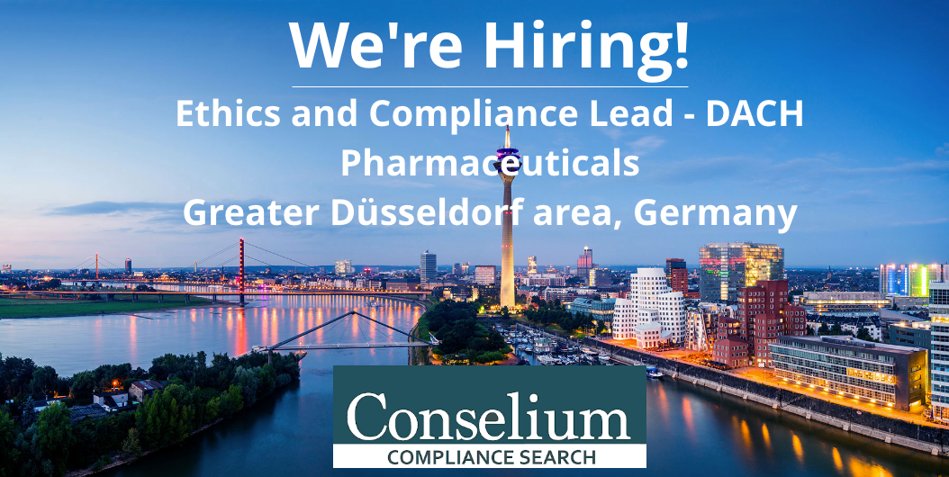 Ethics and Compliance Lead – DACH, Pharmaceuticals, Greater Dusseldorf area, Germany