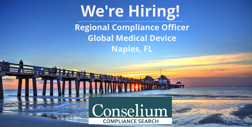 Regional Compliance Officer Global Medical Device Naples Fl Conselium Compliance Search