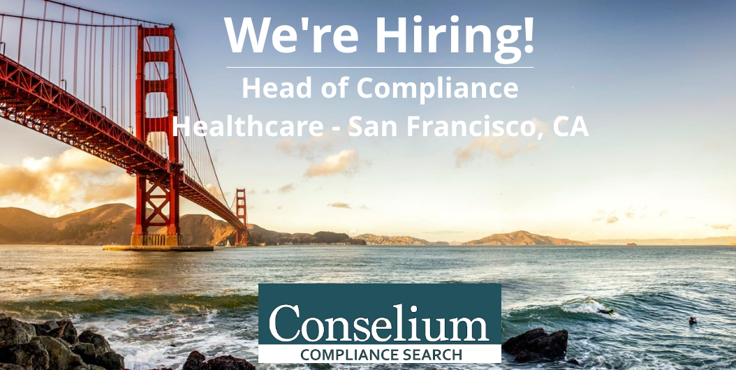 Head of Compliance, Healthcare, San Francisco, CA