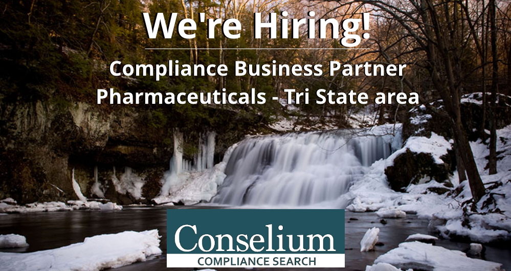 Compliance Business Partner, Pharmaceuticals, Location: Tri-State Area