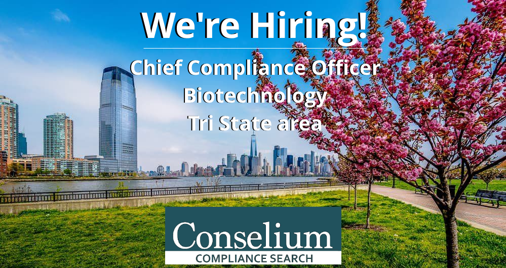 Chief Compliance Officer, Biotechnology, Tri-State Area