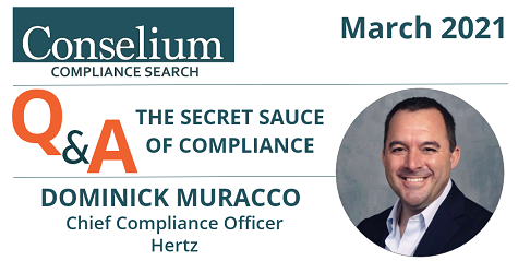 Monthly Roundup – March 2021 – Q&A with Dominick Muracco  – The Secret Sauce Of Compliance