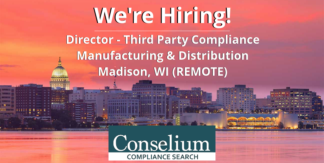 Director – Third Party Compliance, Manufacturing & Distribution, Madison, WI (REMOTE)