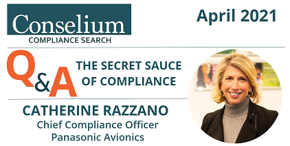 Monthly Roundup – April 2021 – Q&A with Catherine Razzano  – The Secret Sauce Of Compliance