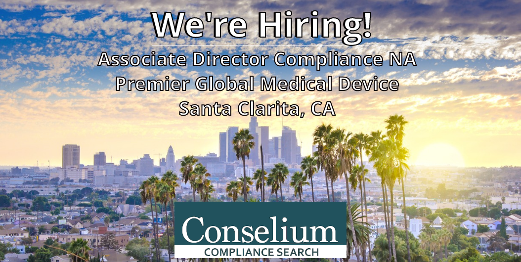 Associate Director Compliance NA, Premier Global Medical Device, Santa Clarita, CA
