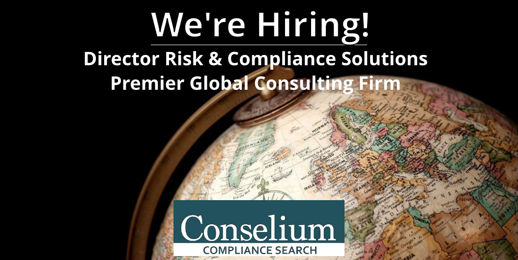 Director Risk & Compliance Solutions, Premier Global Consulting Firm