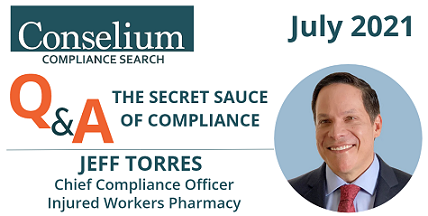 Monthly Roundup – July 2021 – Q&A with Jeff Torres – The Secret Sauce Of Compliance