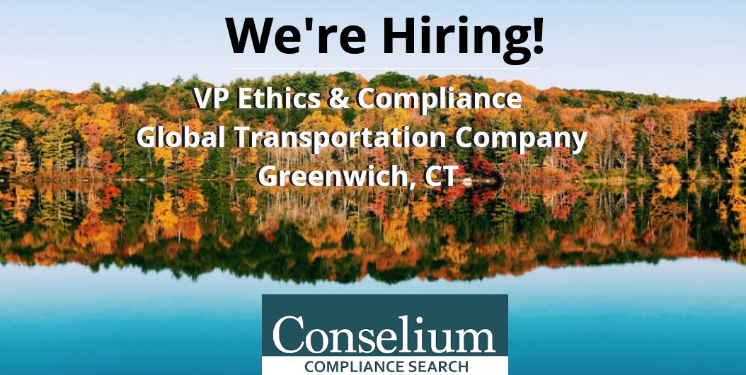 VP Ethics & Compliance, Global Transportation, Greenwich, CT