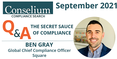 Monthly Roundup – September 2021 – Q&A with Ben Gray – The Secret Sauce Of Compliance
