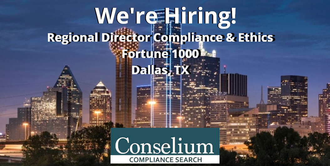 Regional Director Compliance & Ethics, Fortune 1000 Automotive Retail, Dallas, TX