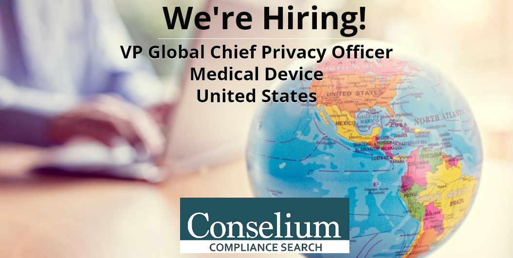 VP Global Chief Privacy Officer, Medical Devices, United States (Various Location Options)