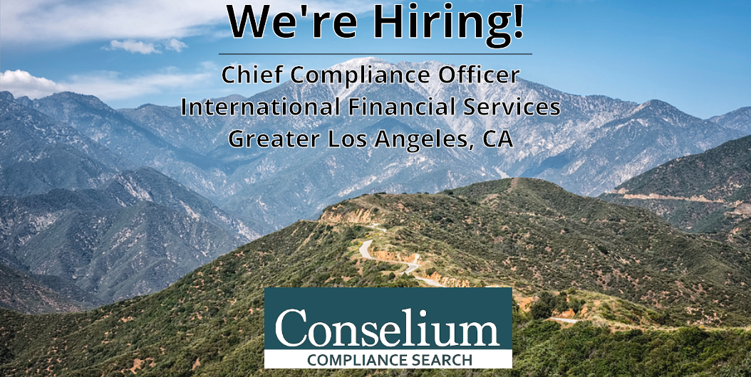 Chief Compliance Officer, International Financial Services, Greater Los Angeles, CA