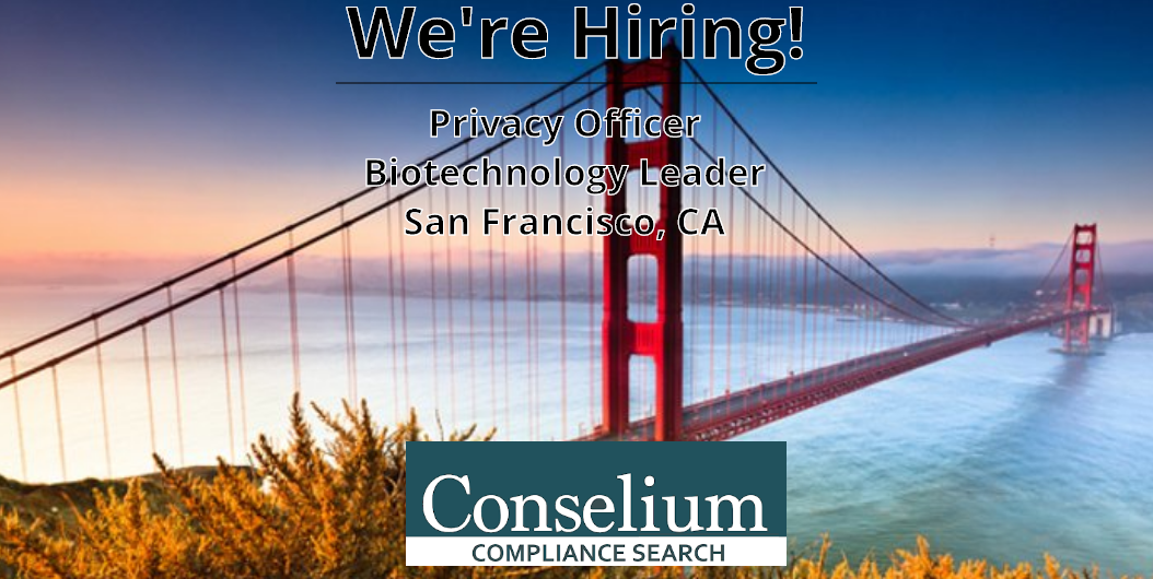 Privacy Officer, Biotechnology Leader, San Francisco, CA