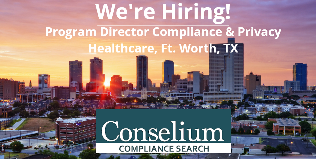 Program Director Compliance & Privacy, Healthcare, Ft Worth TX