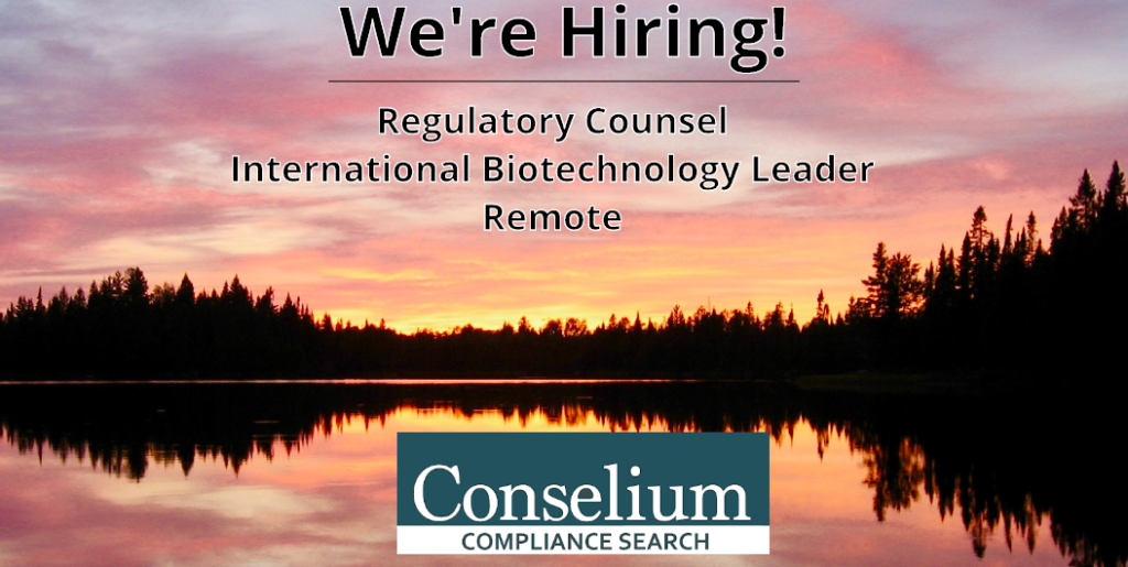 Regulatory Counsel, International Biotechnology Leader, Remote