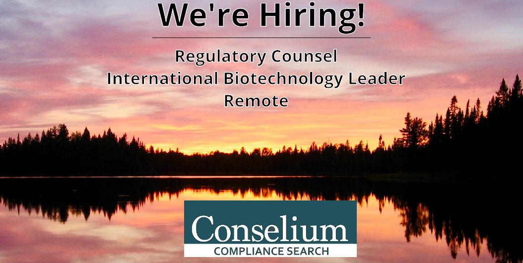 Regulatory Counsel, International Biotechnology Leader,  Remote