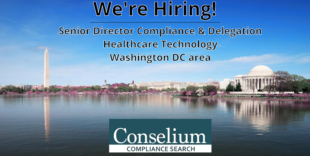 Senior Director Compliance & Delegation, Healthcare Technology, Greater Washington DC Area (Partial Remote)