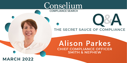 Monthly Roundup – March 2022 – Q&A with Alison Parkes – The Secret Sauce Of Compliance