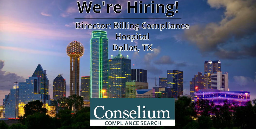 Director: Billing Compliance, Hospital, Dallas, TX