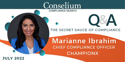 Monthly Roundup – July 2022 – Q&A with Marianne Ibrahim – The Secret Sauce Of Compliance