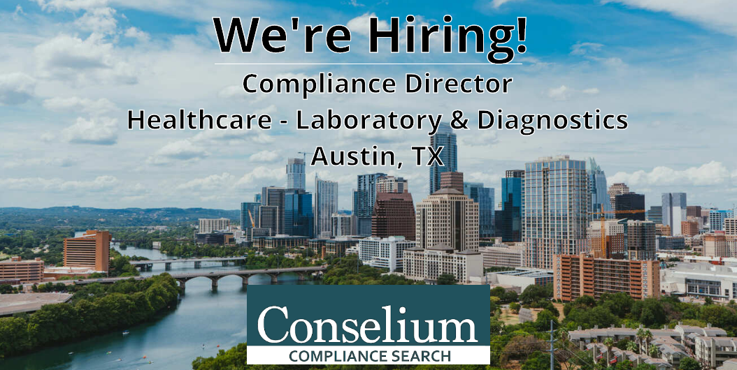 Compliance Director, Healthcare – Laboratory & Diagnostics, Austin, TX