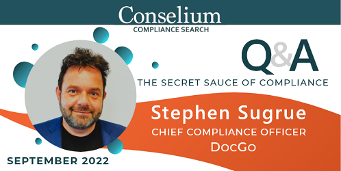 Monthly Roundup – September 2022 – Q&A with Stephen Sugrue – The Secret Sauce Of Compliance
