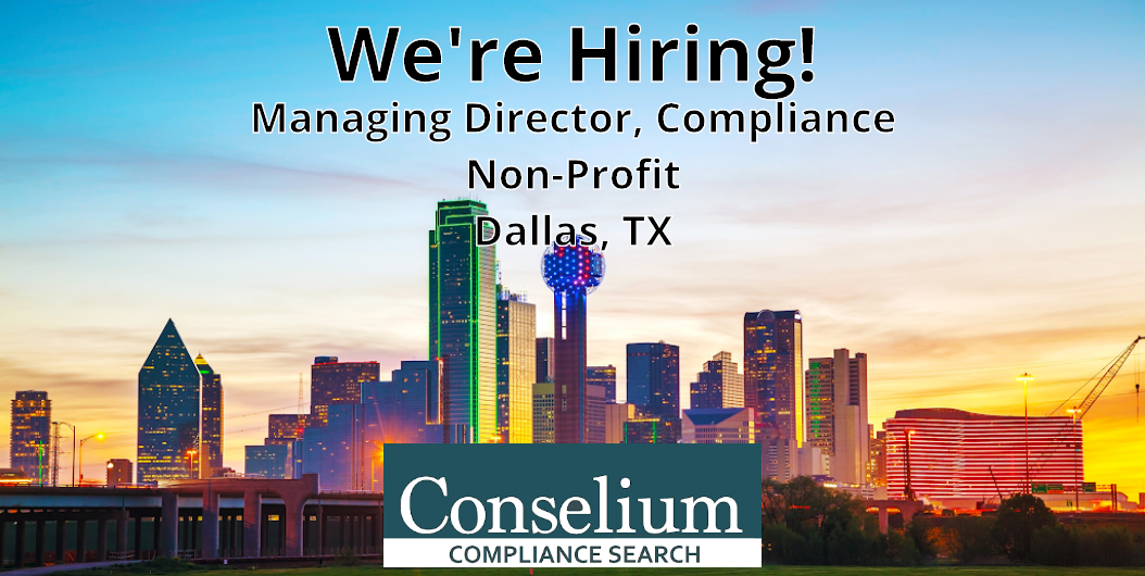 Managing Director, Compliance, Non-Profit, Dallas, TX