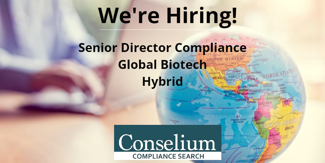 Senior Director Compliance, Global Biotech, Hybrid
