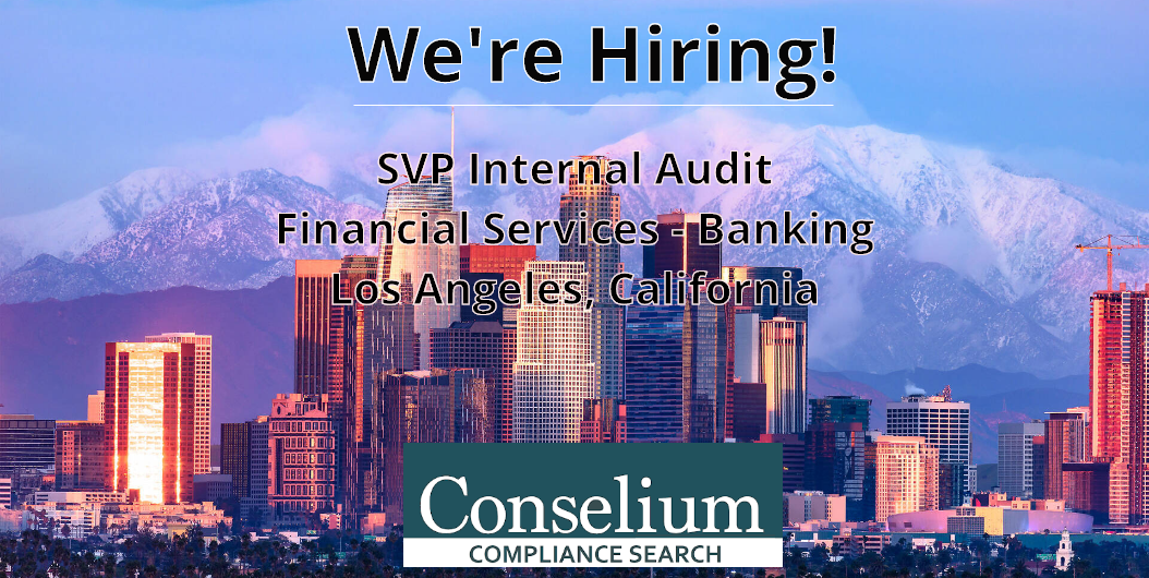 SVP Internal Audit, Financial Services – Banking, Los Angeles, California