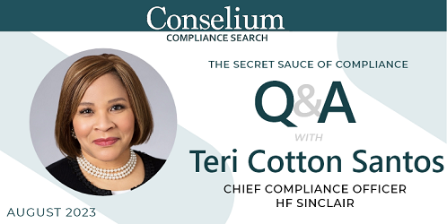 Monthly Roundup – August 2023 – Q&A with Teri Cotton Santos – The Secret Sauce Of Compliance