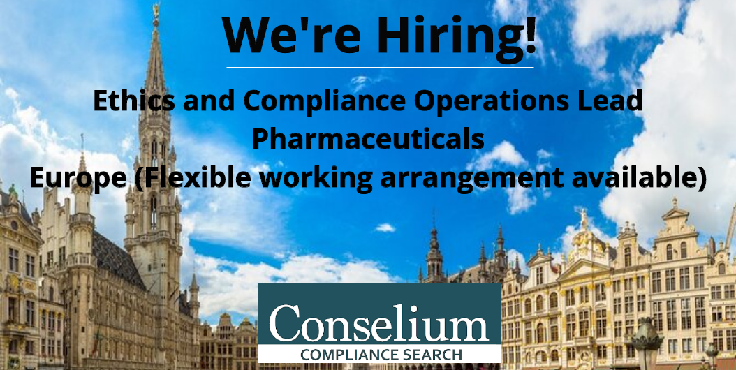 Ethics and Compliance Operations Lead, Pharmaceuticals, Europe (Flexible working arrangement available)