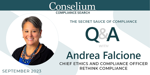 Monthly Roundup – September 2023 – Q&A with Andrea Falcione – The Secret Sauce Of Compliance